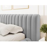 ELTAP Svijetlo sivi tapecirani bračni krevet s prostorom za odlaganje s podnicom 160x200 cm Carilla – | shoptok.hr