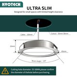 KYOTECH vgradna LED luč 230 V G4, 4 W, 4000 K nevtralna bela | Shoptok.si