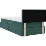  Krevet s od storage s madracem Tamnozelena 90 x 190 cm Baršun | shoptok.hr