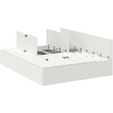  Postelja Bela Les Dvoposteljna Razširljiva, (22051161) | Shoptok.si