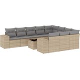  11-dijelni set vrtnih sofa od poliratana s jastucima bež | shoptok.hr