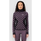 Mons Royale Ascender Merino Mock Neck Funkcijska majica mauve / black Cene