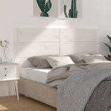  Uzglavlje bijelo 206 x 4 x 100 cm od masivne borovine | shoptok.hr
