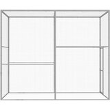  Mačja kletka 3x1,5x2,5 m pocinkano jeklo | Shoptok.si