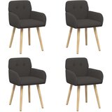 vidaXL Trpezarijske stolice 4 kom. Bouclé Tamnosiva 59 x 57 x 85 cm - Tamnosiva 4 | shoptok.hr