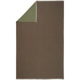Novel OBOJESTRANSKA ODEJA 140/210 cm rjava, zelena | Shoptok.si