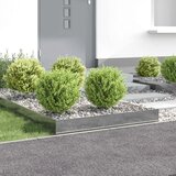 Ograda oko Travnjaka 4 kom. 100 x 100 x 20 cm Čelik Srebrna - Pocinčani čelik 100 x 100 x 20 cm 4 | shoptok.hr