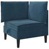  Komplet pohištva za dnevno sobo z blazino 6 pcs Modra Žamet, (5000272712) | Shoptok.si