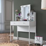 Hanah home toaletni stolić, bijeli Cijene