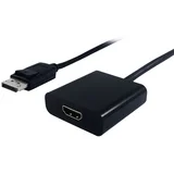 DisplayPort priključni kabel 0.15 m 12.99.3162 crna [1x muški konektor displayport - 1x ženski konektor HDMI]