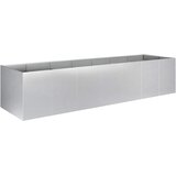  Vrtna saksija Srebrna 280 x 80 x 60 cm Pocinčani čelik Slike