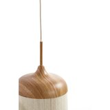 Light & Living Viseča svetilka v naravni barvi s tekstilnim senčilom Dania – | Shoptok.si