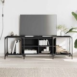 TV ormarić crni 153 x 37 x 50 cm od konstruiranog drva | shoptok.hr