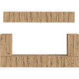  Komplet TV omaric 5 pcs Umetni hrast Konstruiran les - - Rjava - 83.33 - 98 x 31 x 29,5 cm - 2025-vidaXL-Uvoz_2 | Shoptok.si
