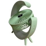  LED RGB punjiv stoni ventilator 5W/5V 1200 mAh zeleni Slike