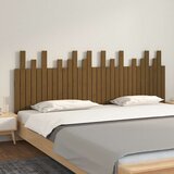  Zidno uzglavlje boja meda 204x3x80 cm masivna borovina | shoptok.hr