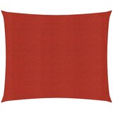 vidaXL Senčno jadro 160 g/m² rdeče 6x6 m HDPE, (20965506) Cene