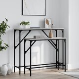 Maison Chic konzolna miza - miza ob steni 2 kosa siva sonoma inženirski les, (21786250) | Shoptok.si