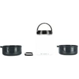  Set 2 činije sa kutijom za hranu za ljubimce - putni | Eponuda.com