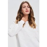 Marisse WOMEN'S SWEATSHIRT Z-BL-4817 OFF WHITE | Shoptok.si