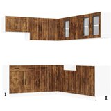  11-dijelni set kuhinjskih ormarića Lucca konstruiranog drva | shoptok.hr
