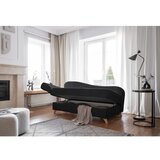 Miuform Antracitno siva ležaljka od samta (s lijevim kutom) Chic Charlotte – | shoptok.hr