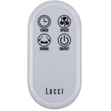  Lucci Air 213128EU - Zidni ventilator BREEZE 55W/230V beo + daljinski upravljač | Eponuda.com