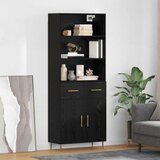  Visok predalnik s predalom Črna Orehovina 69,5 x 34 x 180 cm, (5000107448) | Shoptok.si