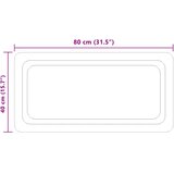  LED kupaonsko ogledalo s ogledalom *Transparent*an 80 x 40 cm | shoptok.hr