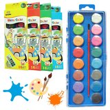  Set školskih akvarelnih boja, 16 boja, kist | shoptok.hr