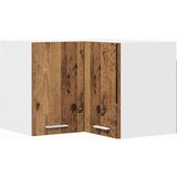 vidaXL Viseča omarica s polico Riga Staro les in bela 57 x 57 x 40 cm | Shoptok.si