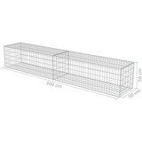 vidaXL gabionski zid s poklopcima od pocinčanog čelika 300 x 50 x 50 cm | shoptok.hr
