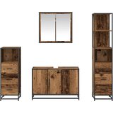 vidaXL Komplet pohištva za kopalnico 4 pcs Star les 90 x 33 x 60 cm | Shoptok.si