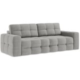 Makamii Siva sklopiva sofa od bouclé tkanine 255 cm Milu – | shoptok.hr