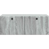 TV ormar za zid 78,5 x 41 x 30 cm Siva Sonoma Konstruirano drvo | shoptok.hr