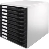 KUTIJA S 10 LADICA FORM SET LEITZ 52810095 SIVO-CRNA