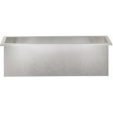  Vrtna posuda za sadnju s LED svjetlom 2 kom. Srebrna - Nehrđajući čelik 30 x 100 x 30 cm 2 | shoptok.hr