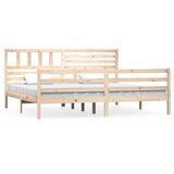 The Living Store Posteljni okvir 180x200 cm trden les - Posteljni Okvir, (21531043) | Shoptok.si