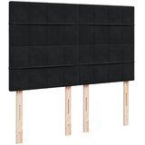  Krevet s oprugama i madracem crni 140x200 cm baršunasti | shoptok.hr