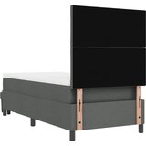  Krevet s opruga kutije Tamno siva 90 x 190 cm tkanina | shoptok.hr