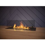  InFire - Ugrađeni bio kamin 8,5x60 cm 3,5kW crna | Eponuda.com