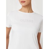 Guess Majica 'Briana' srebro / bijela | shoptok.hr