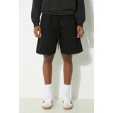Carhartt WIP Pamučne kratke hlače Rainer boja: crna, I033133.89GD