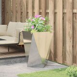 vidaXL Sadilica Srebrno 50 x 50 x 75 cm Cinkani čelik | shoptok.hr