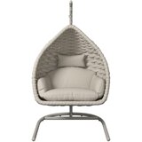 Bessagi Garden Viseči Stol Saša, Krem | Shoptok.si