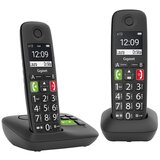 Gigaset E290A Duo Analog /DECT telephone Caller ID Black | shoptok.hr