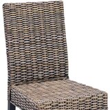  Jedilni stol 2 pcs Črna pranja 45 x 54 x 93 cm, (5000093052) | Shoptok.si