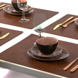 ZicZac Placemat prtiček Troja Coffee 45x33cm / pravokoten / umetno usnje, (5000200016) | Shoptok.si