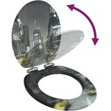  Toaletna daska s mekim zatvaranjem MDF s uzorkom New Yorka | shoptok.hr