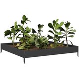  Povišena vrtna gredica crni 100 x 100 x 18,5 cm od čelika | shoptok.hr